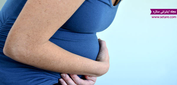 نفخ شکم در بارداری - باد شکم در بارداری- گاز شکم