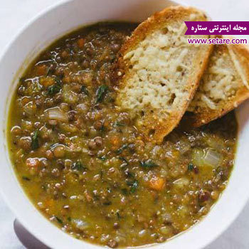 طرز تهیه انواع سوپ، سوپ خوشمزه ایرانی، سوپ فرنگی، انواع سوپ ها، سوپ عدس و بلغور ترکی، سوپ عدس