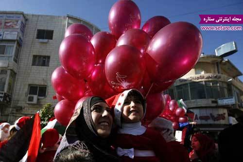 عکس جشن میلاد پیامبر اکرم در فلسطین