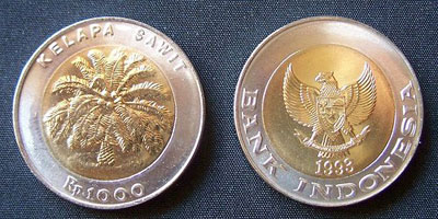سکه اندونزی - 1000 روپیه اندونزی