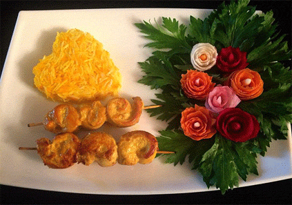 طرز تهیه جوجه کباب رولی با ژامبون گوشت - ستاره