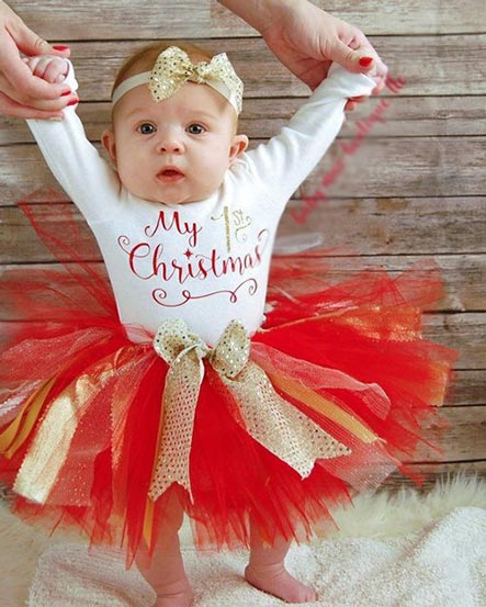 مدل های جذاب لباس جشن کریسمس برای کودک