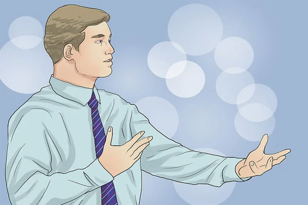 تکان دادن دست هنگام صحبت کردن