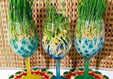 آموزش کاشت سبزه با خاک ژله ای