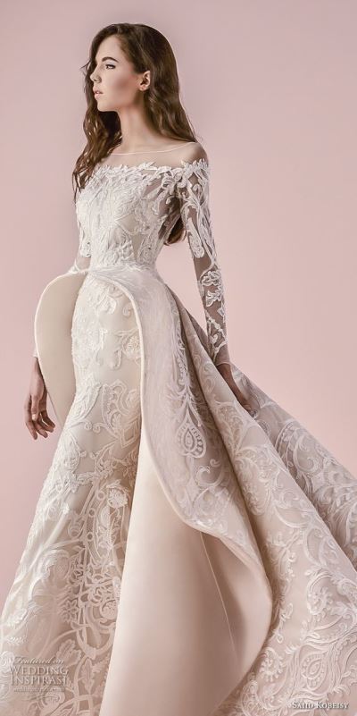 لباس عروس 2018؛ مدل لباس عروس پوشیده و جدید