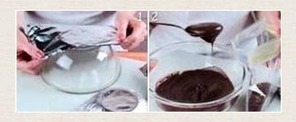 عکس تزیین شکلات عید مدل کاسه شکلاتی