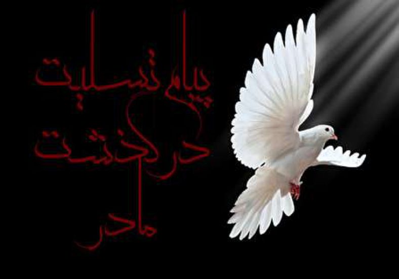 پیام تسلیت مادر