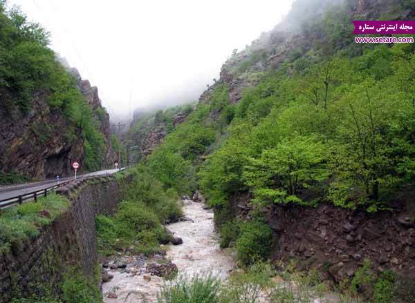 جاده چالوس- جاذبه های گردشگری چالوس-عکس چالوس