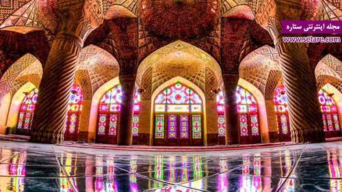مسجد نصیرالملک- مسجد نصیرالملک شیراز- مسجد صورتی شیراز