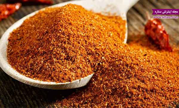 طرز تهیه پودر چیلی، پودر تند، ادویه تند