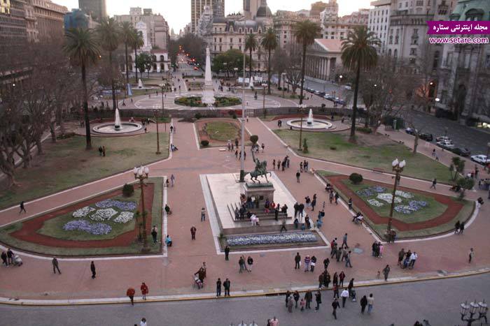 میدان بزرگ شهر- عکس میدان بزرگ شهر- میدان بزرگ شهر بوئنوس آیرس
