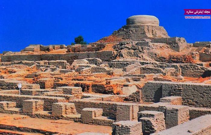شهر باستانی موهن‌جو دارو- عکس شهر باستانی موهن‌جو دارو- پلان شهر باستانی موهن‌جو دارو