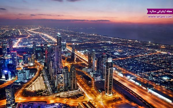 دبی- عکس دبی- تصویر هوایی از دبی