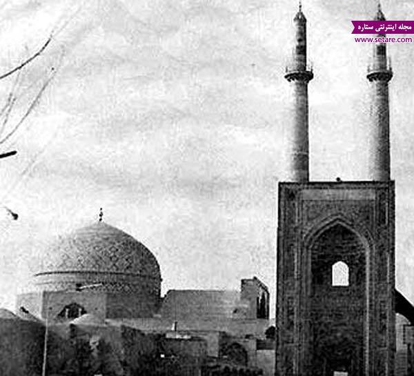 مسجد جامع یزد- کاشیکاری مسجد جامع یزد- مسجد جامع یزد عکس