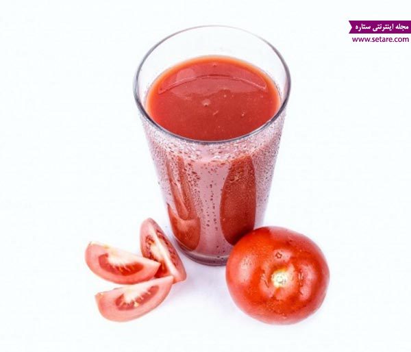 عکس آب گوجه برای رفع سیاهی دور چشم عکس آب گوجه برای رفع سیاهی دور چشم
