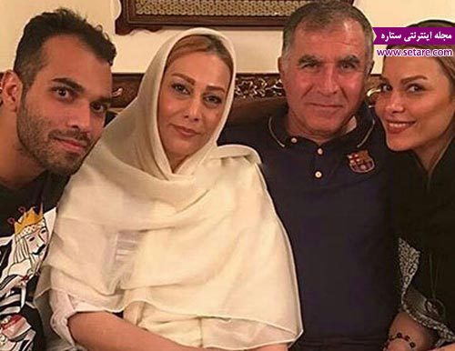عکس مجید جلالی در کنار خانواده