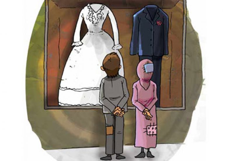 ازدواج نمی کنم چون پول ندارم