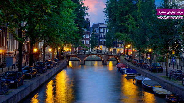 کانال‌های آمستردام- عکس کانال‌های آمستردام- نقشه کانال‌های آمستردام