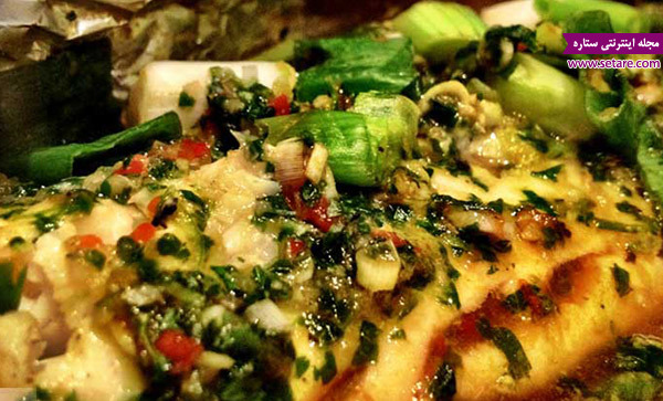 طرز تهیه سالاد سالمون فرانسوی، شکل پخت ماهی با سبزیجات