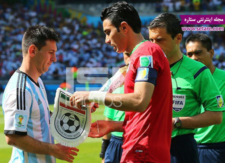 عکس جواد نکونام در جام جهانی