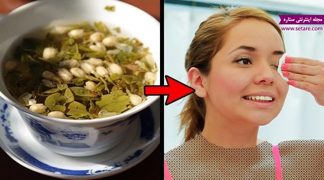 عکس استفاده از چای سبز برای رشد مژه ها عکس استفاده از چای سبز برای رشد مژه ها