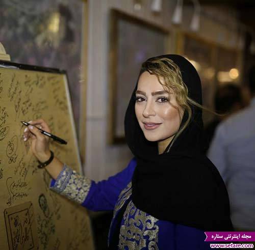 سمانه پاکدل در مراسم افتتاحیه کافه جواد رضویان