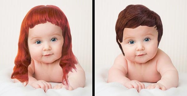 عکس مدل موهای نوزادان