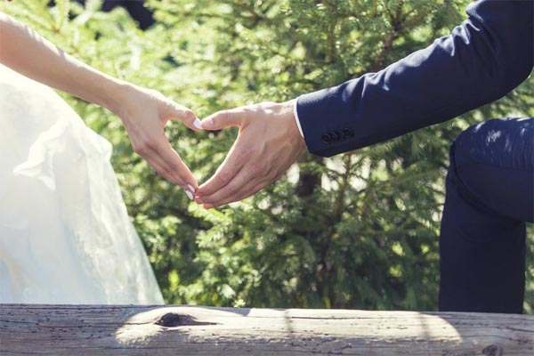 ایجاد عشق پس از ازدواج ، عکس عروس و داماد