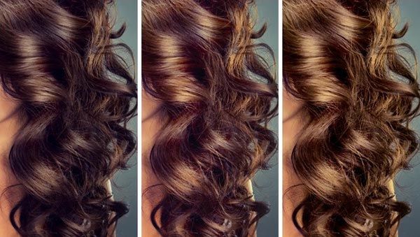 عکس رنگ کردن طبیعی مو های قهوه ای