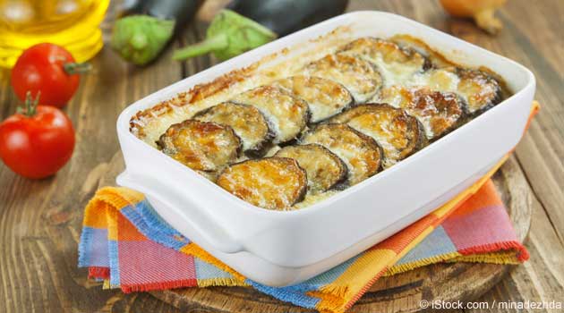 طرز تهیه سوفله بادمجان خوشمزه با سس سفید