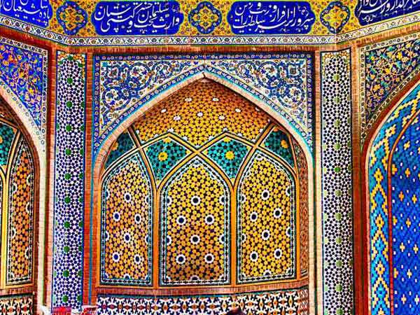 مدرسه چهارباغ اصفهان- عکس مدرسه چهارباغ اصفهان- معماری مدرسه چهارباغ