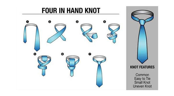 ⁣گره زدن کراوات به سه روش ساده و در سریع ترین زمان ممکن