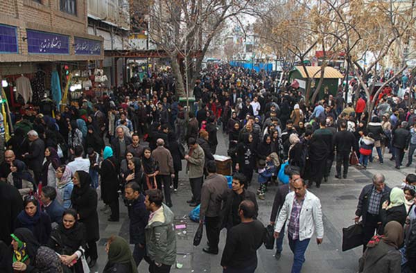 عکس هوایی بازار بزرگ تهران