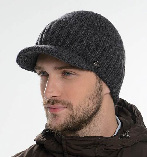 عکس کلاه بافتنی مردانه مدل نقاب دار