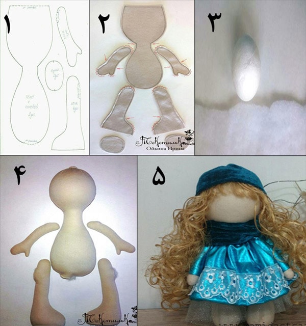 ساخت عروسک پارچه ای