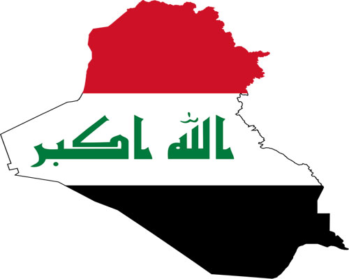 پرچم عراق ، نقشه عراق