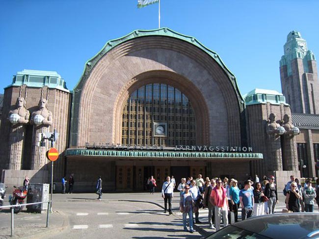 ایستگاه قطار هلسینکی- عکس ایستگاه قطار هلسینکی