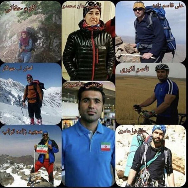 نعیمه نظام دوست برای کوهنوردان کشته شده نوشت