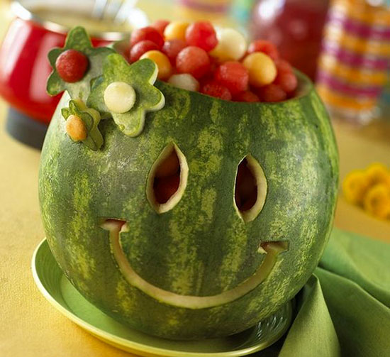 تزیین هندوانه شب یلدا ساده