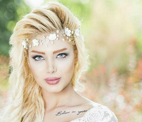 عکس ریسه مو تزئینی مدل گل و مروارید عکس ریسه مو تزئینی مدل گل و مروارید