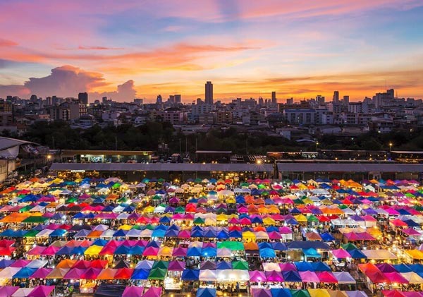 بازار محلی تایلند