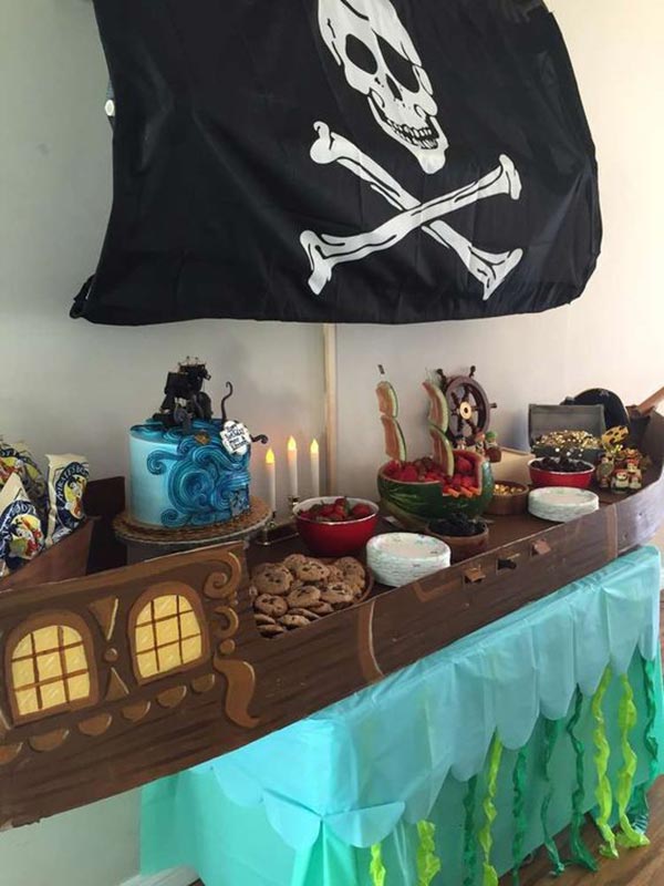 عکس تزیینات تولد تم دزدان دریایی
