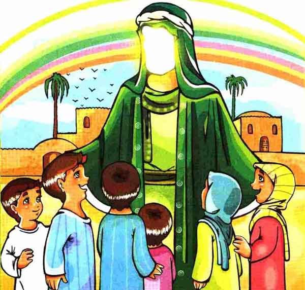 نقاشی مهربانی امام جواد (ع)