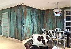 آموزش پتینه روی دیوار