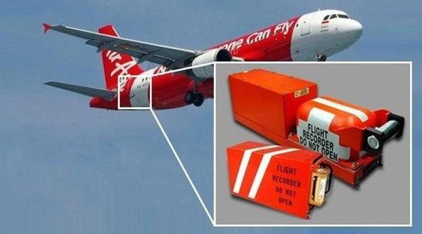 جعبه سیاه در انتهای هواپیما جاسازی می‌شود