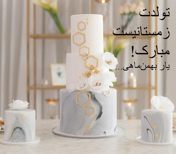 کیک تولد بهمن ماهی ها، کیک تولد زمستانی