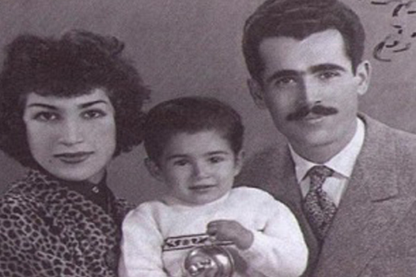 فروغ و همسرش پرویز شاپور