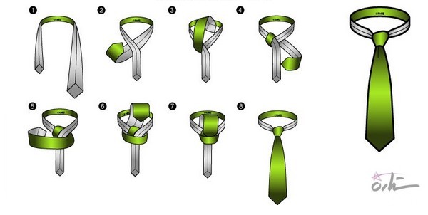 آموزش کراوات بستن به 18 روش