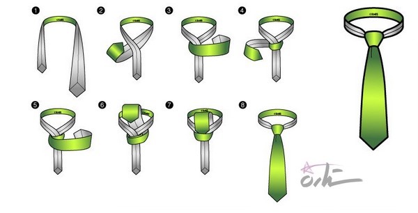 آموزش کراوات بستن به 18 روش