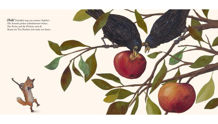 کتاب کودکان درباره مرگ، مرگ بالای درخت سیب